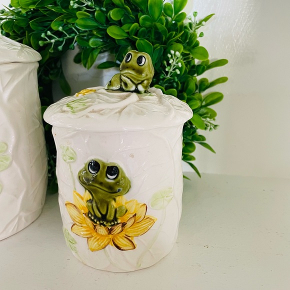 Vintage 70βs Sears Neil The Frog Canister Set - Picture 4 of 10